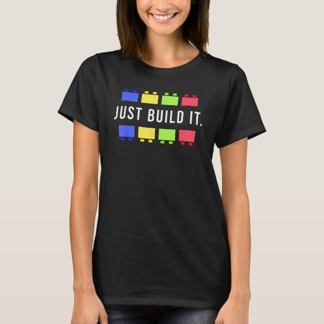 Bauen Sie das Gebäude Master Builder Construction  T-Shirt (Vorderseite)