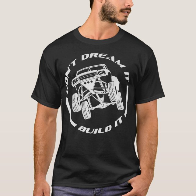 Bauen Sie den Vorläufer Baja Trophy Truck Off Road T-Shirt (Vorderseite)