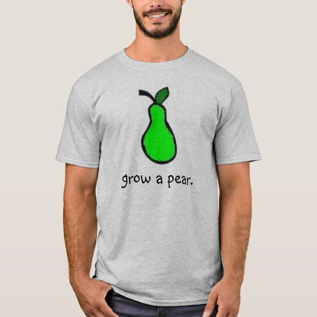 bauen Sie eine Birne an T-Shirt (Vorderseite)