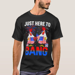 Bauer 4. Juli nur hier, um die US-Flagge Chic T-Shirt