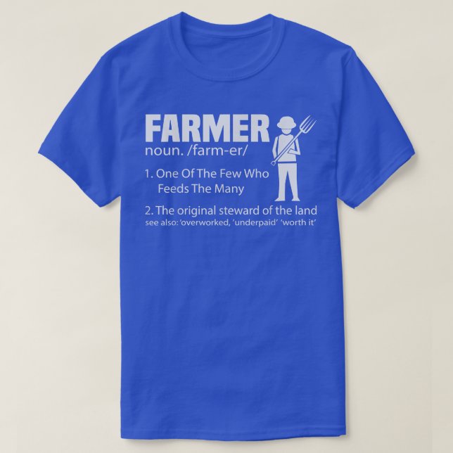 Bauer, Bauer, Traktoren Landwirtschaft T-Shirt (Design vorne)