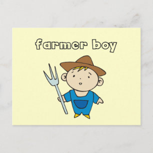 Bauer Boy Tshirts und Geschenke Postkarte
