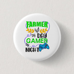 Bauer by Day Gamer by Night, Bauer Gaming Button