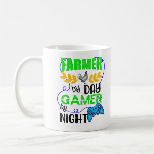 Bauer by Day Gamer by Night Kaffeetasse