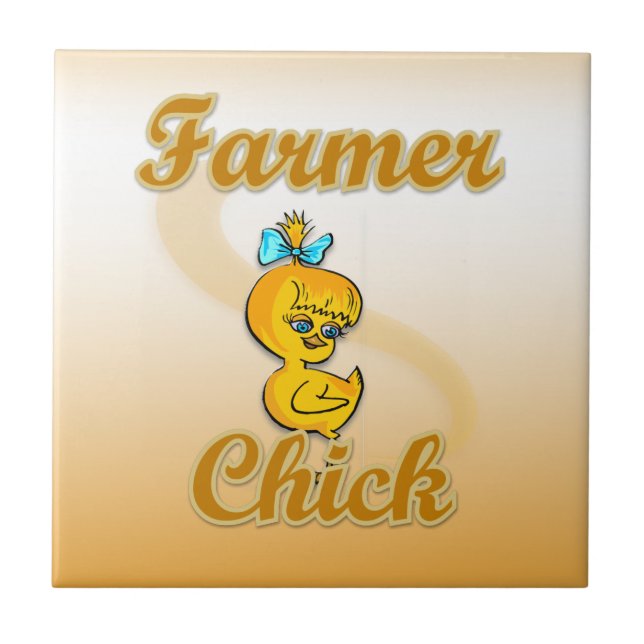 Bauer Chick Fliese (Vorderseite)