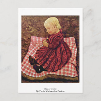 Bauer Child von Paula Modersohn-Becker Postkarte
