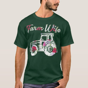 Bauer der Ehefrau von Frauen in landwirtschaftlich T-Shirt