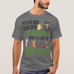 Bauer Frau Tierhalterin Landwirtschaft Zookeepe T-Shirt