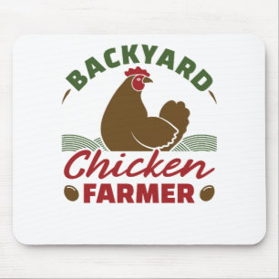 Bauer für Hühner Mousepad