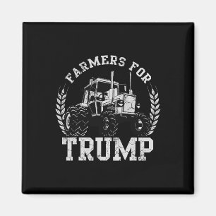 Bauer für Trump 2024 Wahl Bauer Landwirtschaft USA Magnet