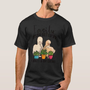 Bauer Gartengarten Rooster Farm Silkie Chicke T-Shirt