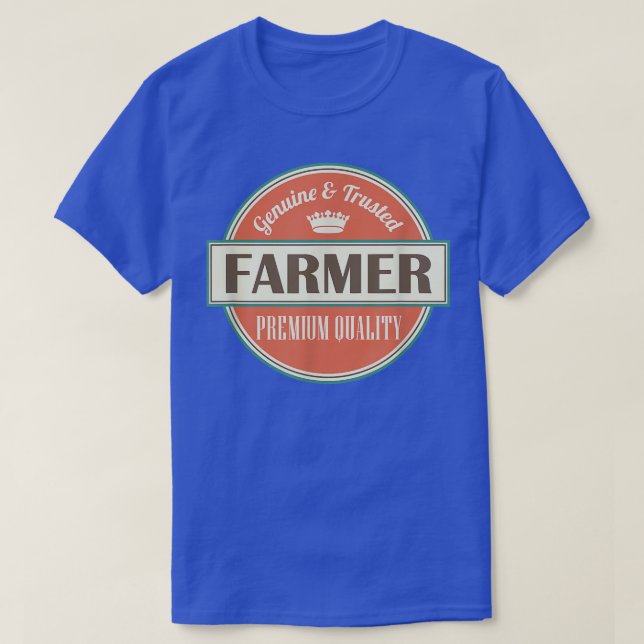 Bauer-Geschenk Landwirtschaft Beruf T-Shirt (Design vorne)