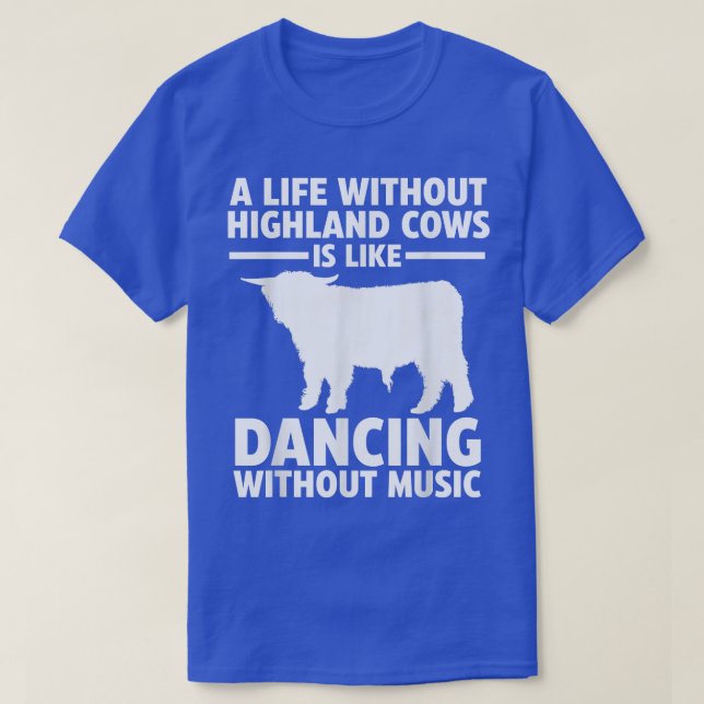 Bauer Highland Cow T-Shirt (Design vorne)