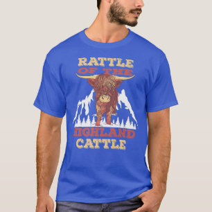 Bauer Highland Kuw Züchter Highland Cattle T-Shirt