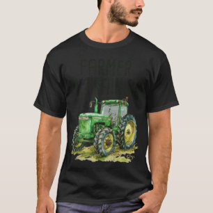 Bauer in Ausbildung Grüner Traktor Kinder Kleinkin T-Shirt