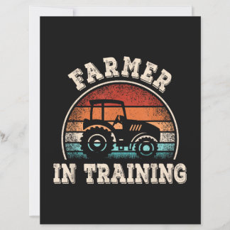 Bauer in Ausbildung Traktor Lustige Landwirtschaft
