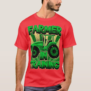 Bauer in der Ausbildung, Junge, Traktor Lover, Fut T-Shirt