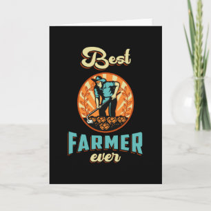 Bauer Landwirtschaft Hühner Funny Gift Karte