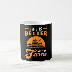 Bauer Landwirtschaft Hühnerzucht Gezwitscher Kaffeetasse