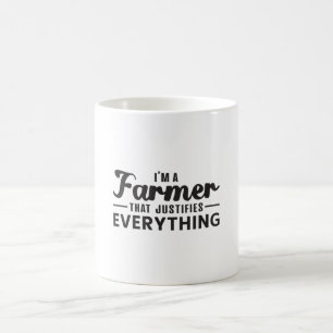 Bauer Landwirtschaft Landwirtschaftliches Märchen Kaffeetasse