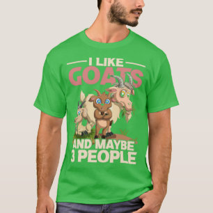 Bauer Landwirtschaft Lustiger Ziegenliebhaber Baue T-Shirt