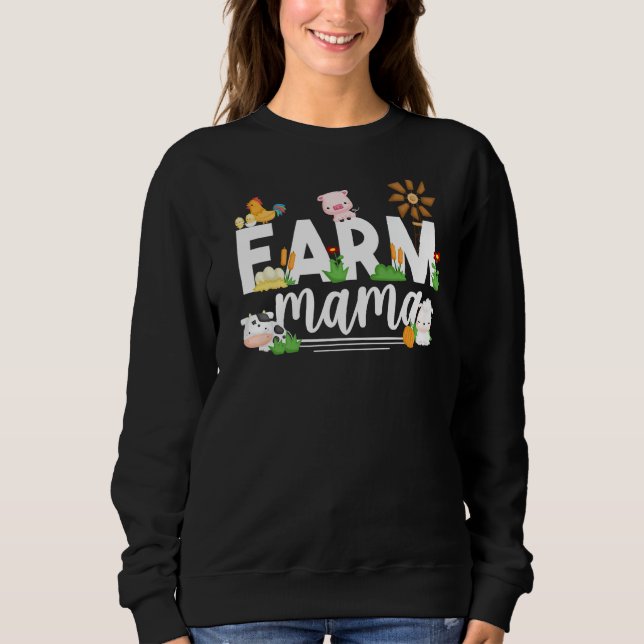 Bauer Mama Agriculture Mama Premium Sweatshirt (Vorderseite)