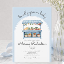 Bauer Market Baby Boy Dusche