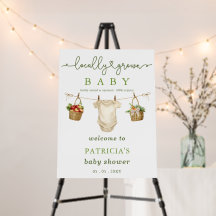 Bauer Market Baby Dusche Begrüßungszeichen