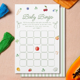 Bauer Market Baby Dusche Bingo Spiel