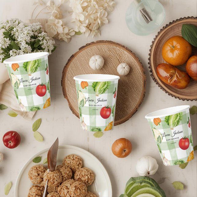 Bauer Market Baby Dusche Einladung Pappbecher (Von Creator hochgeladen)