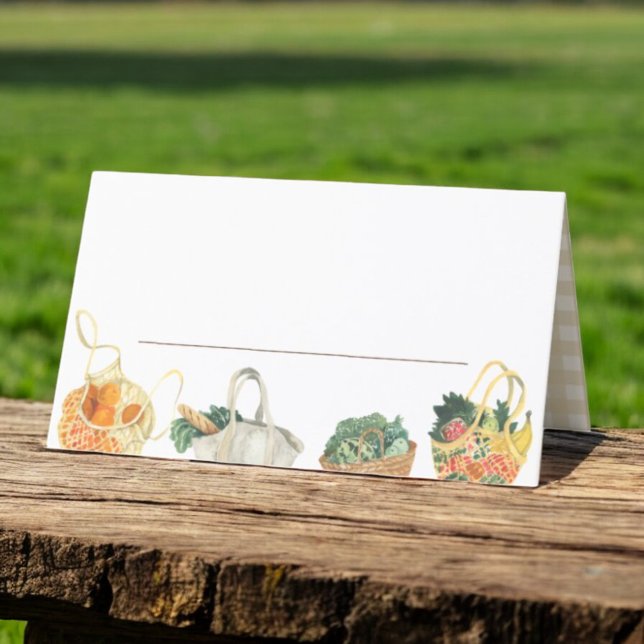 Bauer Market Brautparty Dessert Tisch Platzkarte (Von Creator hochgeladen)