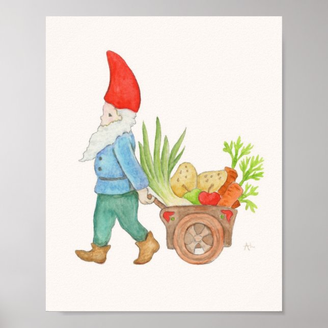 Bauer Market Gnome Art Prints Poster (Vorne)