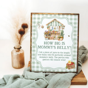 Bauer Market Wie groß ist Mama's Bauch Poster