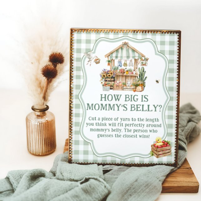 Bauer Market Wie groß ist Mama's Bauch Poster (Von Creator hochgeladen)