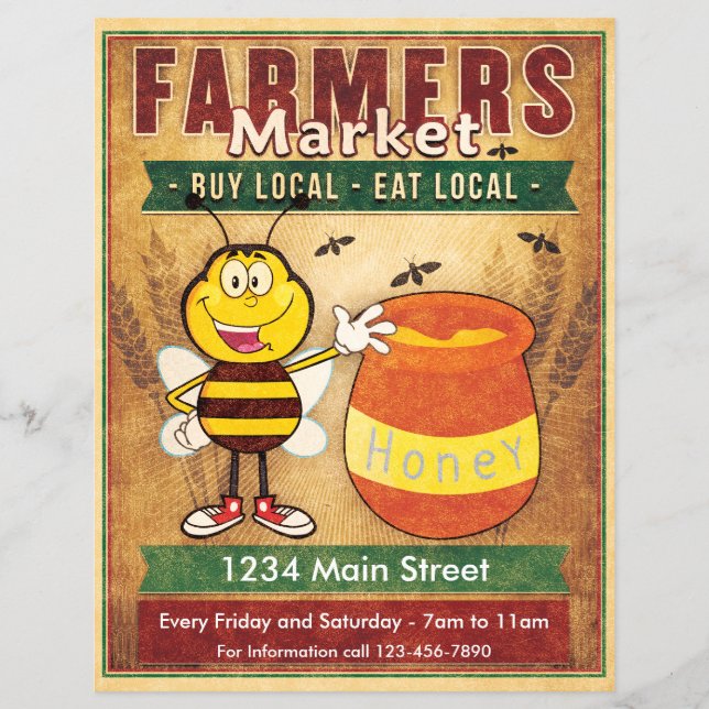 Bauer Markt Frischer Honig Flyer (Vorne)
