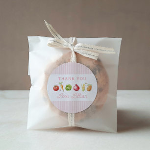 Bauer Markt Gemüse zum Geburtstag Runder Aufkleber