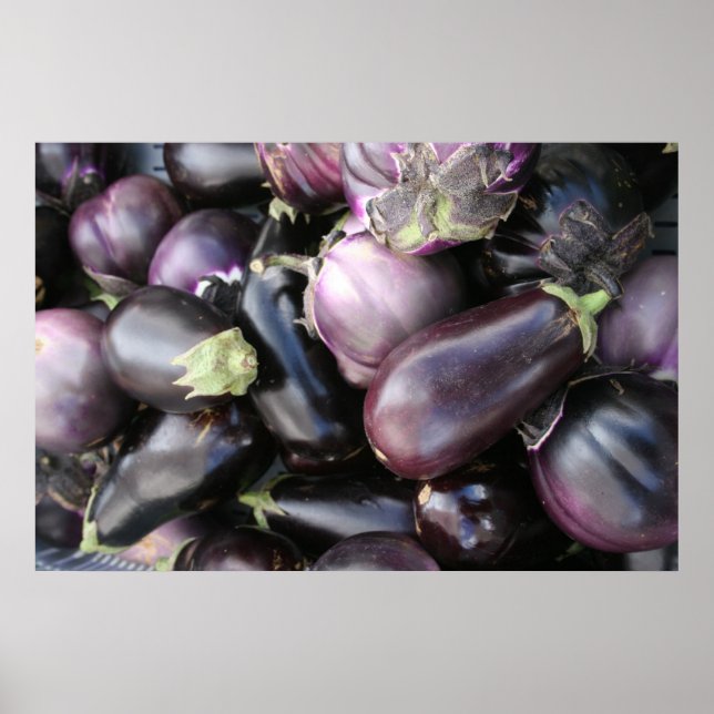 Bauer Marktauswahl für Lila Zahnräder Poster (Vorne)