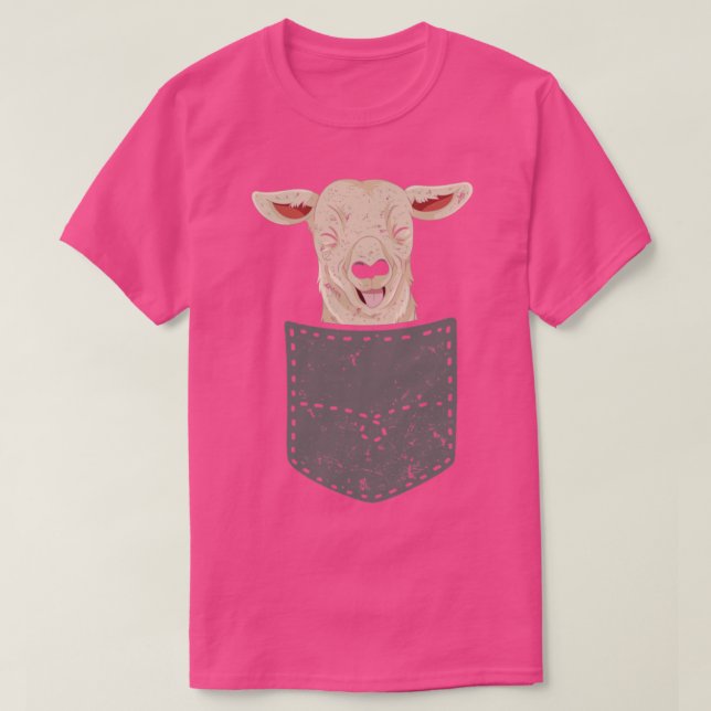 Bauer Niedlich Ziege T-Shirt (Design vorne)