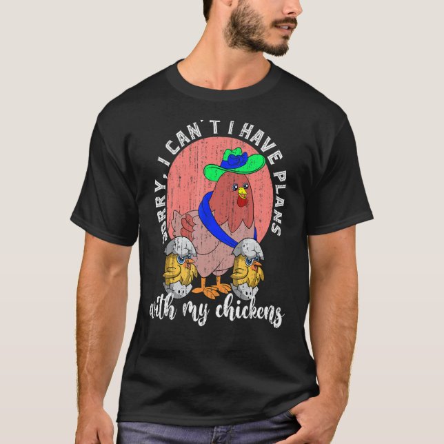 Bauer Niedliches Geflügel — Geflügelfleisch T-Shirt (Vorderseite)