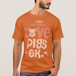 Bauer Pig Lover Gift Pig T-Shirt