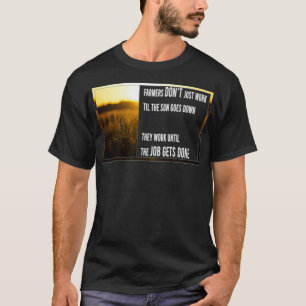 Bauer Protest Bauer zitieren  T-Shirt