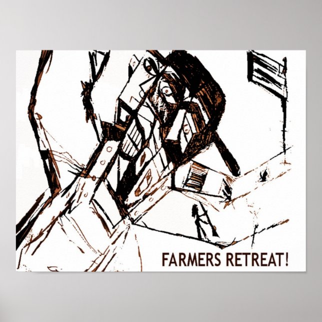 BAUER RETREAT weiß Poster (Vorne)