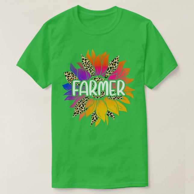 Bauer Sonnenblume T-Shirt (Design vorne)