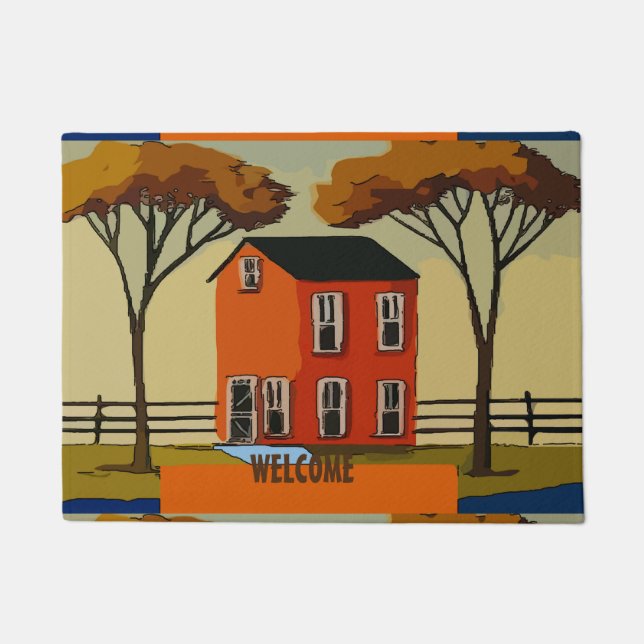 Bauer Style Country House, Personalize Floor Mat Fußmatte (Vorderseite)
