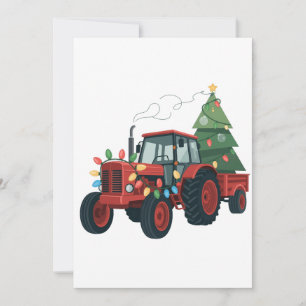 Bauer Tractor Xmas Lighting Traktor Weihnachten Ankündigung