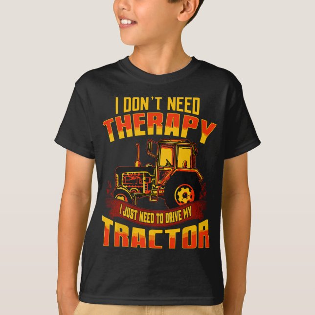 Bauer Traktor Landwirtschaft Funny Quotes Spaß Far T-Shirt (Vorderseite)