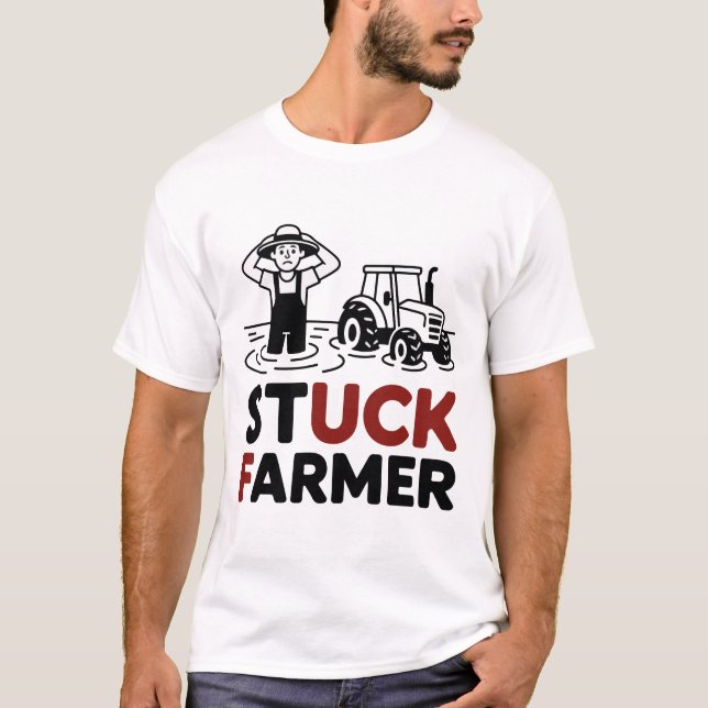 Bauer UK Sarcastic Farm Bauer Life T-Shirt (Vorderseite)