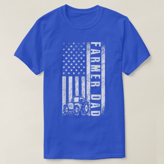 Bauer VATER American Flag Bauer Vater Pater T-Shirt (Design vorne)
