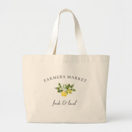 Bauer vermarkten Farm to Table Lebensmittelgeschäf Jumbo Stoffbeutel