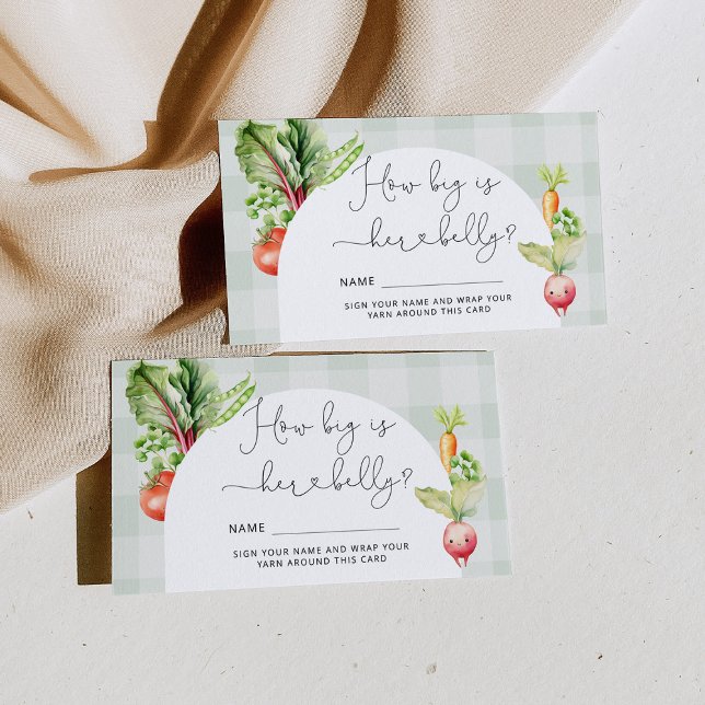 Bauer vermarkten Gemüse wie großen Mama-Bauch Begleitkarte (Von Creator hochgeladen)